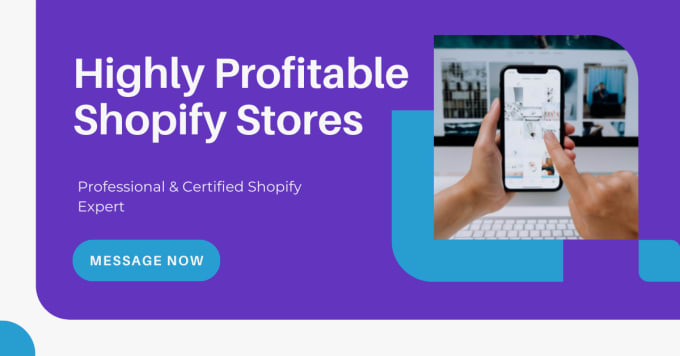 Gig Preview - Create shopify ecommerce website and optimize for sales