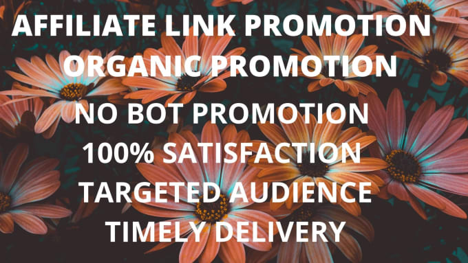 Gig Preview - Clickbank affiliate link promotion affiliate link promotion