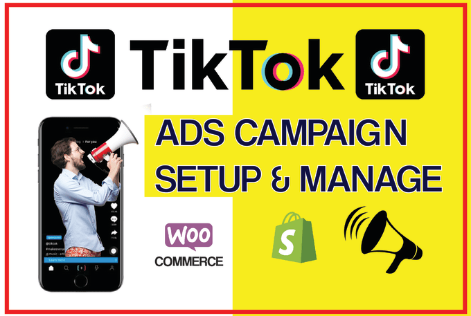 Gig Preview - Create tiktok ads campaign, tik tok ads advertising