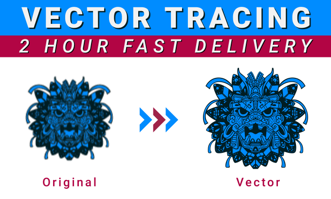 Gig Preview - Vector tracing, redraw logo or vectorize, image to vector