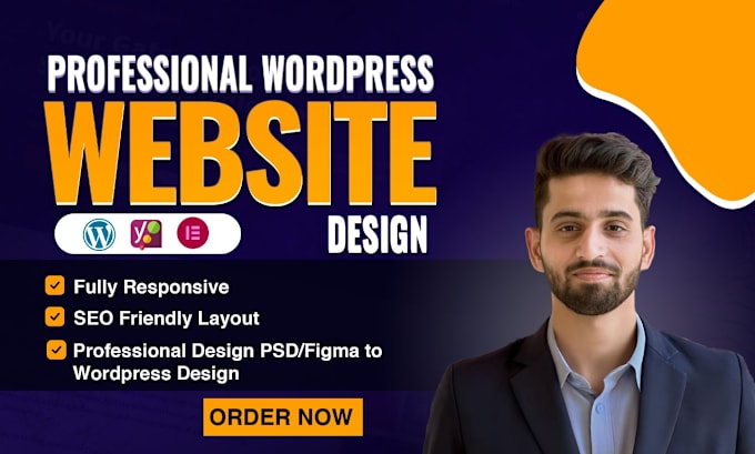 Gig Preview - Design responsive and modern wordpress website for your business