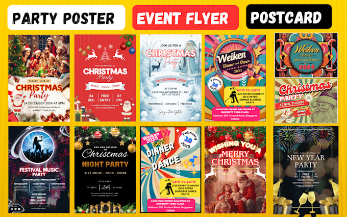 Gig Preview - Design event party poster, flyer, postcard, banner, brochure in 24 hours