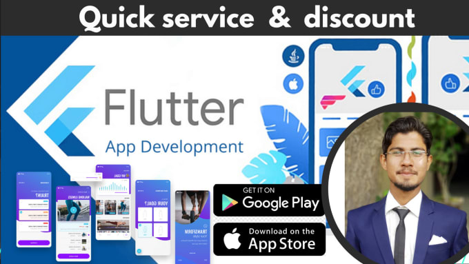 Gig Preview - Our agency will be flutter IOS android app developer with API and nodejs server backend