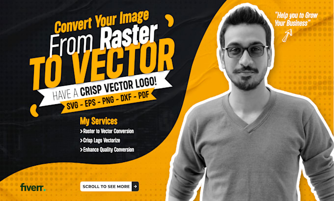 Bestseller - transform your logo into crisp vectors professional raster to vector conversion