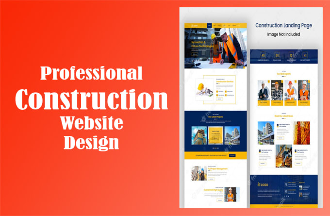 Gig Preview - Build professional construction website for company