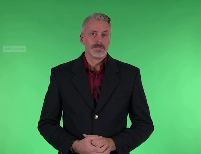 Gig Preview - Be your professional green screen video presenter