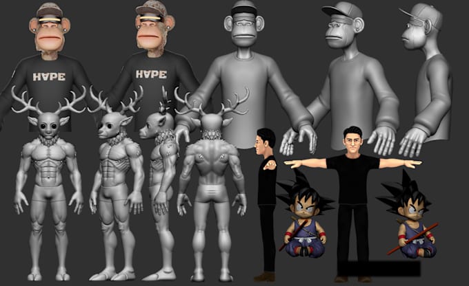 Gig Preview - Create 3d models for nft, ar, VR