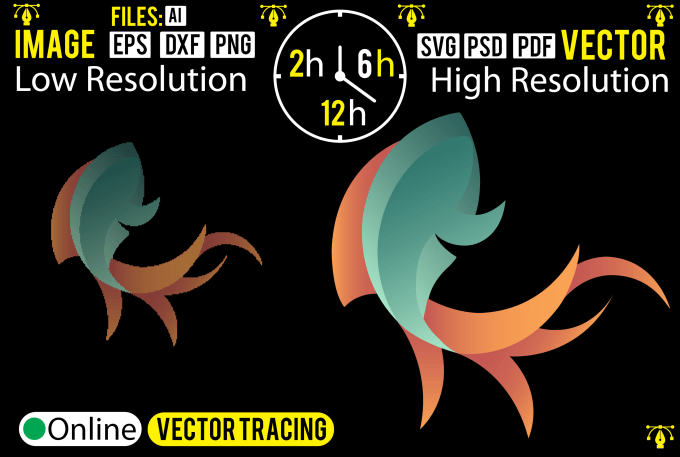 Gig Preview - Do vector trace, convert logo or any image to vector