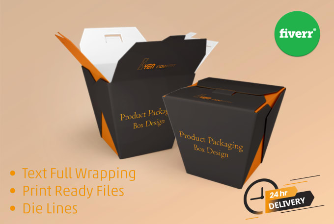 Gig Preview - Design your product packaging box design