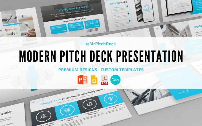 Gig Preview - Design modern investor pitch deck and powerpoint presentation