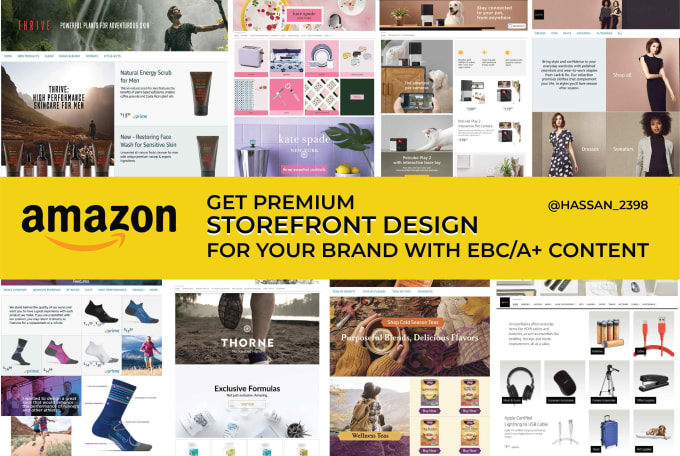 Gig Preview - Develop amazon brand store and storefront design for you