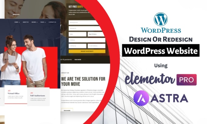 Gig Preview - Build stunning wordpress website using elementor pro and astra pro