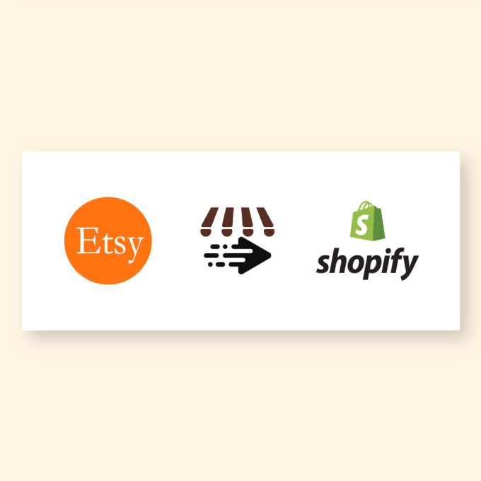 Gig Preview - Import anything etsy to shopify, listings, products