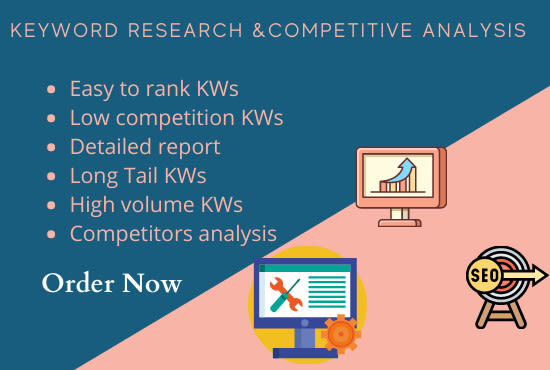 Gig Preview - Do advanced SEO keyword research and competitor analysis