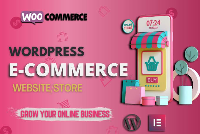 Gig Preview - Create wordpress woocommerce website or ecommerce online store