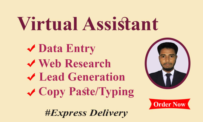 Bestseller - be virtual assistant for data entry, web research and lead generation task