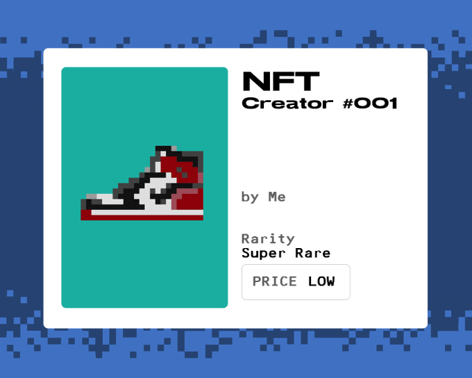 Gig Preview - Create sneakers nft punks style pixel art