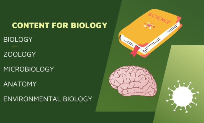 Gig Preview - Write content related to biology and zoology