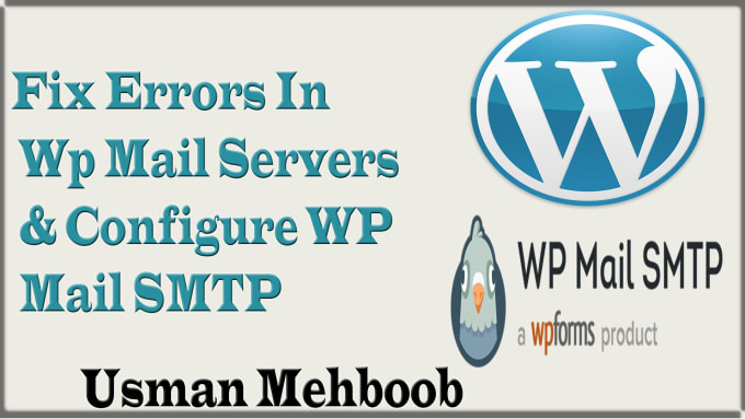 Gig Preview - Solve errors in your wordpress website mail server wp mail SMTP plugin