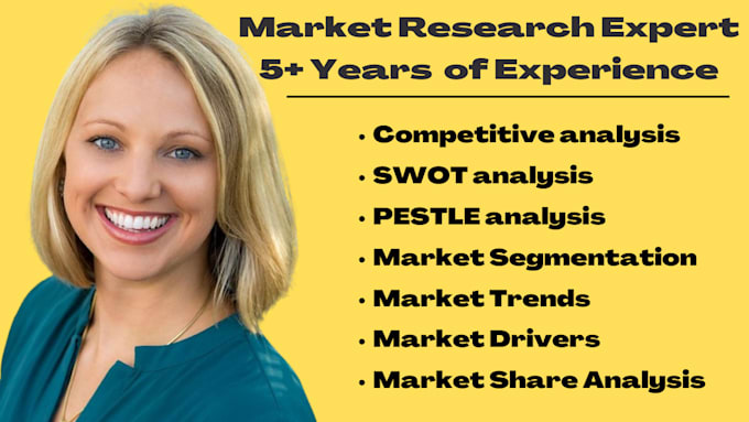 Bestseller - do comprehensive market research, niche research swot and competitor analysis