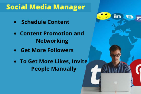 Gig Preview - Be your professional social media marketing assistant