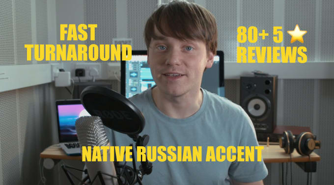 Gig Preview - Be your russian accent voice over actor