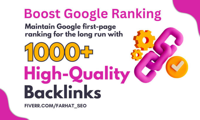 Gig Preview - Create 1000 SEO dofollow backlinks for google ranking