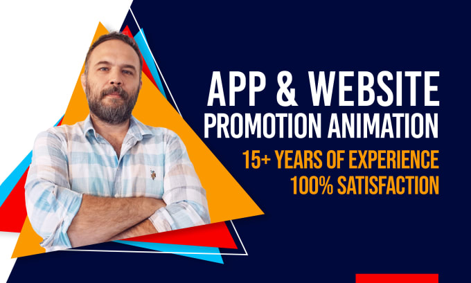 Gig Preview - Create an amazing app or website promotion animation