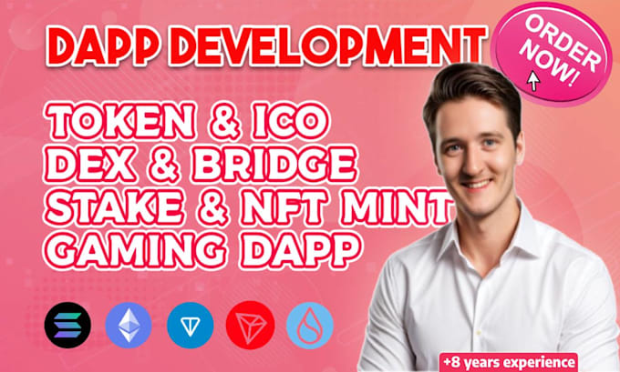 Gig Preview - Develop dapp like pump fun, staking on evm sui solana ton