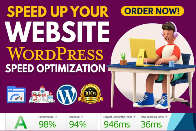 Gig Preview - Do wordpress speed optimization