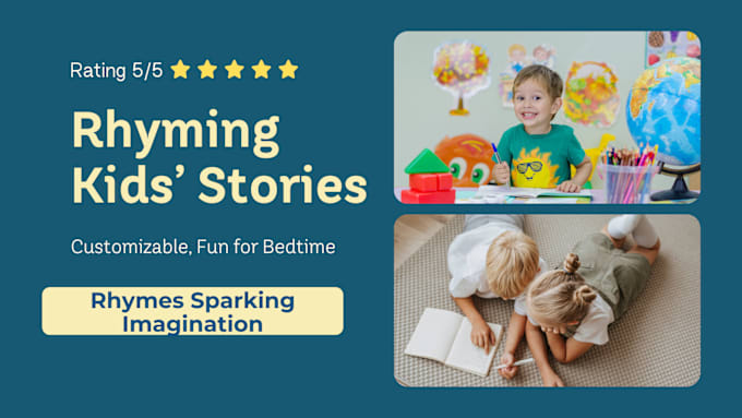 Gig Preview - Write a rhyming childrens story for your kids