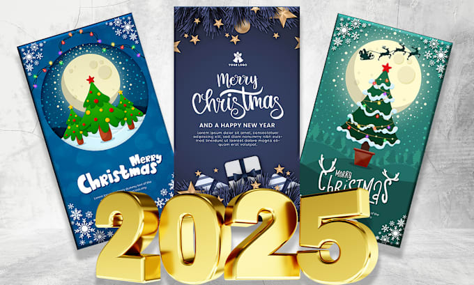 Gig Preview - Design christmas cards, holiday party invitations