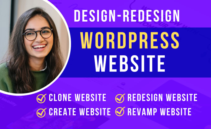 Gig Preview - Design, redesign, revamp or clone wordpress website or blog superfast