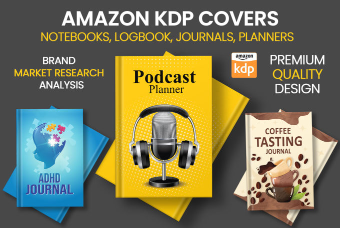 Bestseller - amazon KDP low content book covers design, journals, notebooks, planners