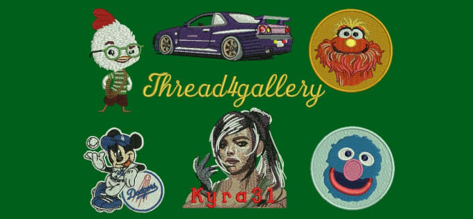 Gig Preview - Do embroidery digitizing, puff, logo, applique, into dst