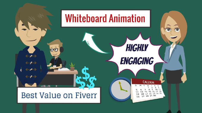 Gig Preview - Create a custom whiteboard animation promo video