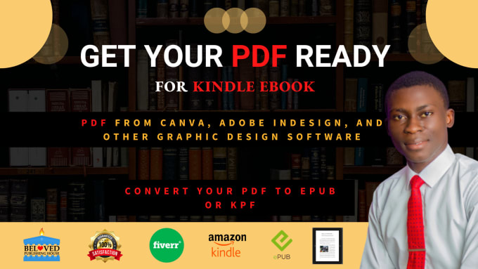 Gig Preview - Convert PDF to epub and amazon kpf