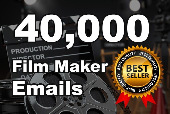 Gig Preview - Sell you list of 40,000 worldwide film makers emails