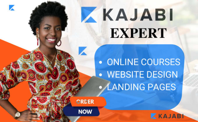 Gig Preview - Kajabi online course kajabi landing page kajabi website membership elearning