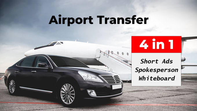 Gig Preview - Make airport transfer or airport transport promo video