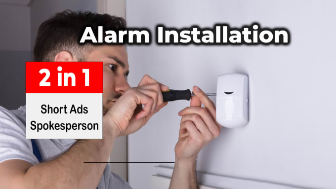 Gig Preview - Do burglar alarm or fire alarm installation service promo ads explainer