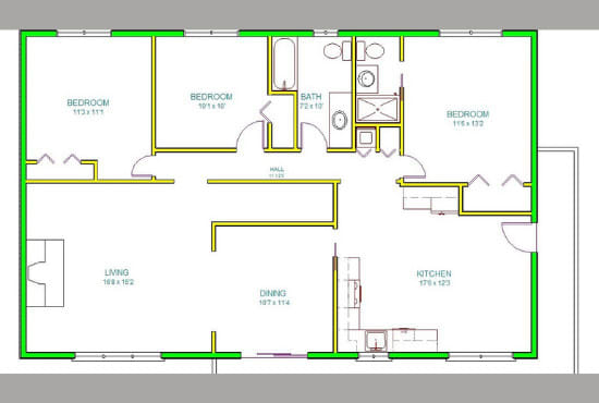 Gig Preview - Make commercial and residential 2d plans in autocad