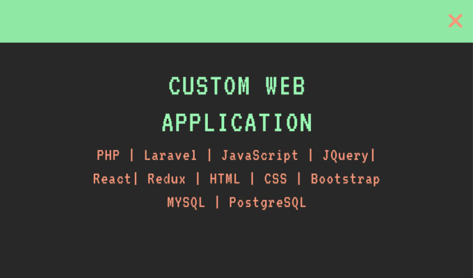 Gig Preview - Create your custom web application in PHP