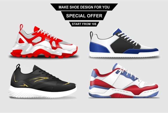 Gig Preview - Rendering your footwear, shoe, sneakers sketch and make tech pack