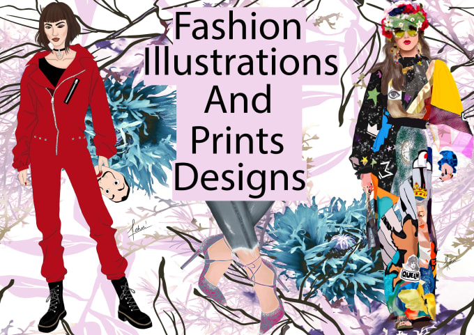 Gig Preview - Do any style of illustration, fashion illustration for you