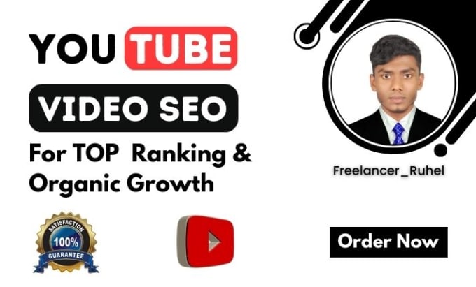 Gig Preview - Do best youtube video SEO for rapid video ranking and organic growth