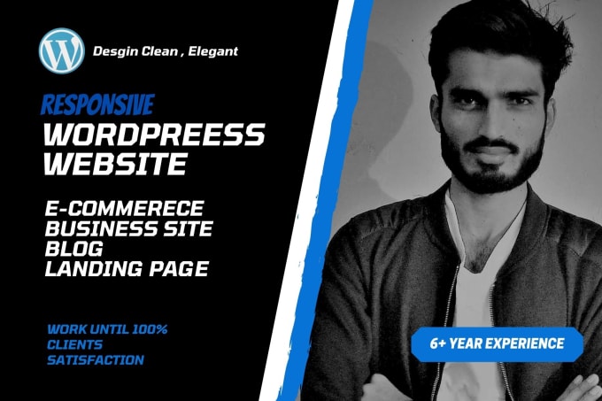 Gig Preview - Create professional wordpress website, ecommerce , blog , optimize speed