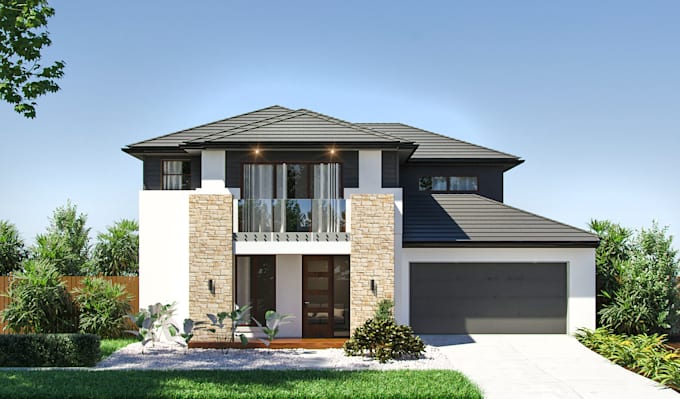 Gig Preview - Create australian house facade designs and 3d renderings