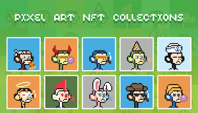 Gig Preview - Create nft pixel art characters for you