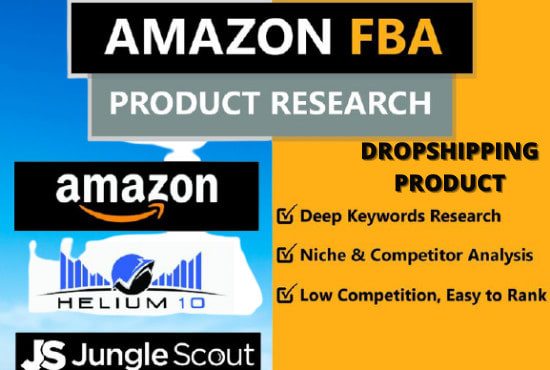 Gig Preview - Get an amazing amazon dropshipping product research for you